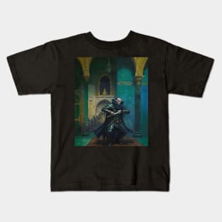 Dark Elven Spymaster Assassin Kids T-Shirt